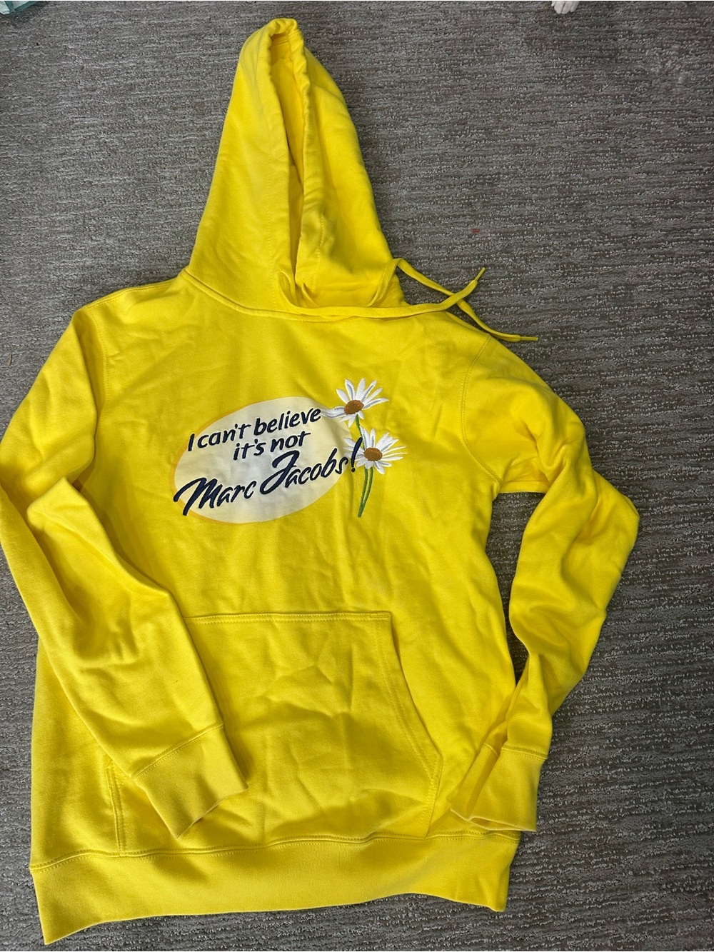 Marc Jacobs Bright Yellow Daisy Graphic Hoodie